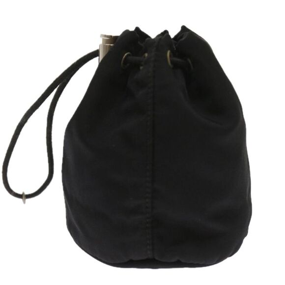 Prada Black Synthetic Clutch Bag (Pre-Owned) - Picture 1 of 16